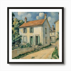 House Of Pre Lacroix 1873 Paul Cezanne Art Print 1 Art Print