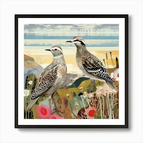 Bird In Nature Lark 4 Art Print