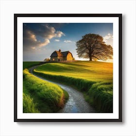 Sunset In The Countryside 32 Art Print