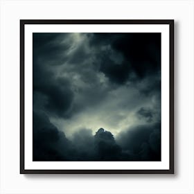 Dark Stormy Sky 1 Art Print