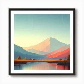 Abstract Landscape 2 Art Print