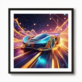 Super car Art Print