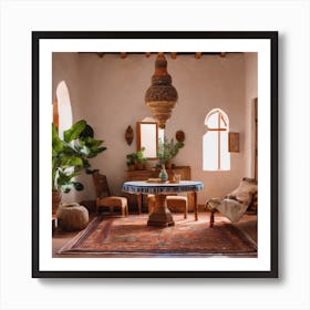 Moroccan Living Room Art Print