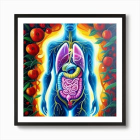 Organs Of The Human Body 13 Art Print