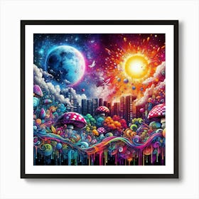 Psychedelic Art 39 Art Print