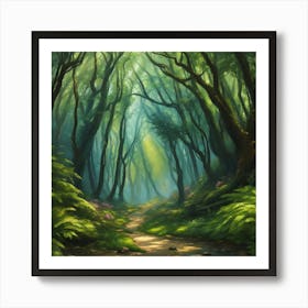 Forest Path Art Print