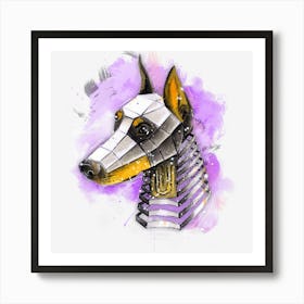 Robot Dog Art Print