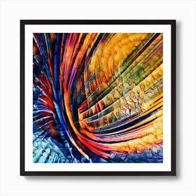 Abstract  By Person Art Print