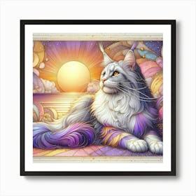 Coon Cat 1 Art Print