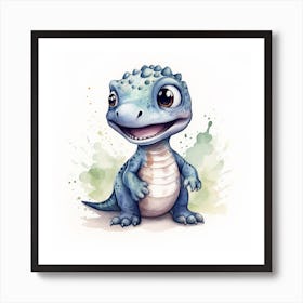 Baby Dinosaur 1 Art Print