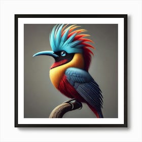 Colorful Bird Art Print