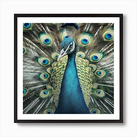 Peacock Art Print