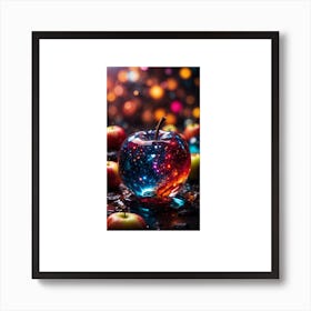 Apple With Stars Art Print