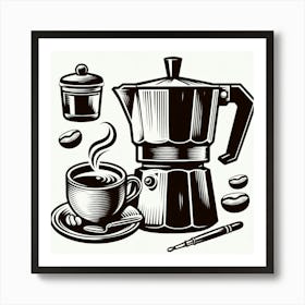 Coffee Maker 5 Art Print