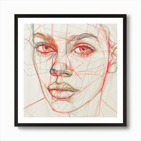 Portrait Of A Woman 1 Art Print