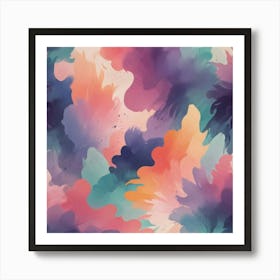 Abstract Watercolor Painting 36 Art Print