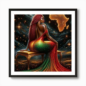 African Woman 3 Art Print