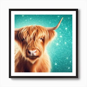 Highland Cow 3 Art Print