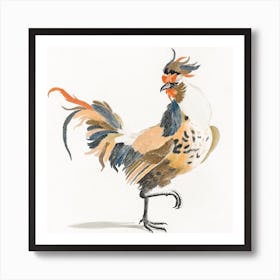 A Rooster, Johan Teyler Art Print