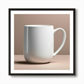 White Coffee Mug 4 Art Print