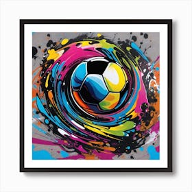 Soccer Ball 1 Art Print