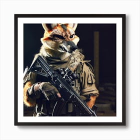 Fox Cosplay Art Print