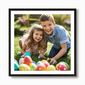 Easter Egg Hunt 2 Art Print