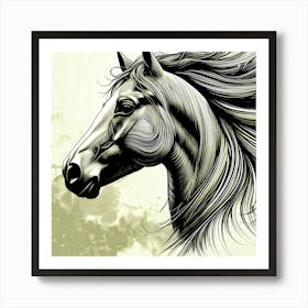 Horse Head Poster