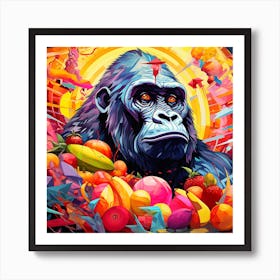 Gorilla 1 Art Print