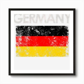 Vintage Germany German Flag Pride Gift Art Print