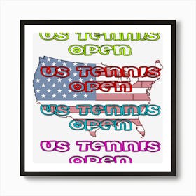 Us Open Tennis Art Print