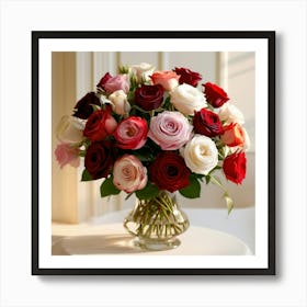 beautiful Roses Art Print