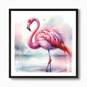 Flamingo Art Print