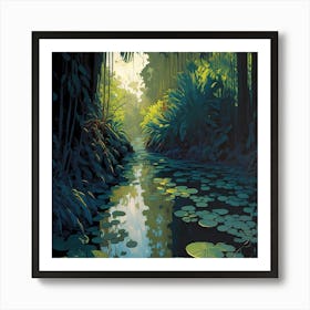 Lily Pond Art Print