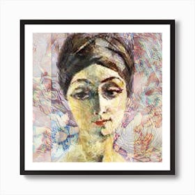 Portrait Of A Woman 24 Art Print