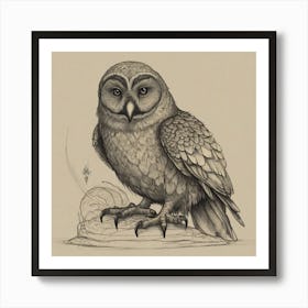 Barn Owl Art Print