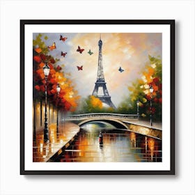 Paris Eiffel Tower 95 Art Print