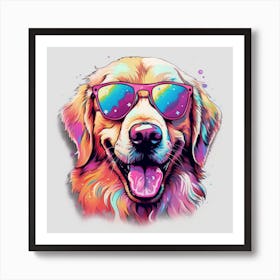 Golden Retriever 2 Art Print