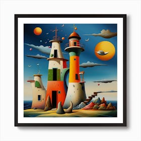 Lighthouse 2 Art Print