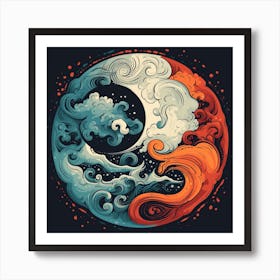 Yin Yang 20 Art Print