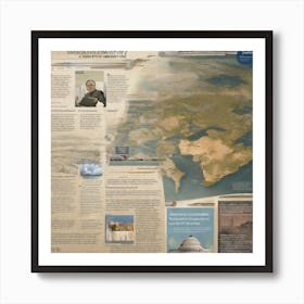 Map Of The World Art Print