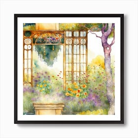 Garden In Bloom Art Print