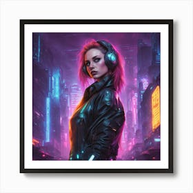 Cyberpunk 7 Art Print