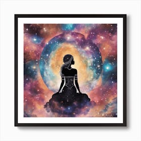 Divine Melanin Goddess 888 Art Print