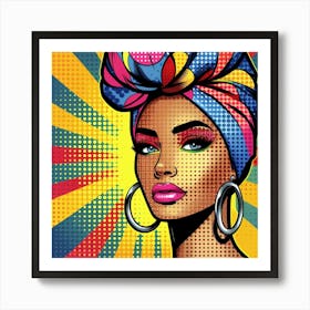 Ayana Pop African Woman Art Print