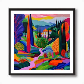 Colourful Gardens Mirabell Palace Gardens Austria 2 Art Print