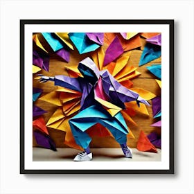 Origami Dancer 71 Art Print