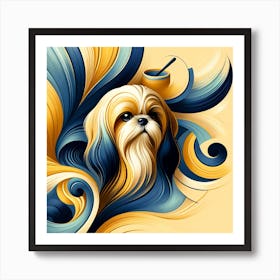 Shih Tzu 02 Art Print