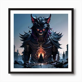 Wolf In Wolf'S Clothing Art Print