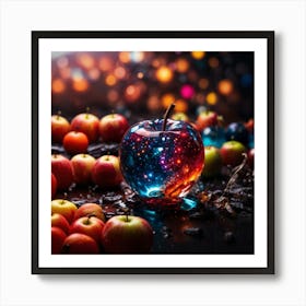 Apple With Stars Art Print